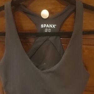 SPANX Women's Black Shapewear Top With Built In Bra Size Small